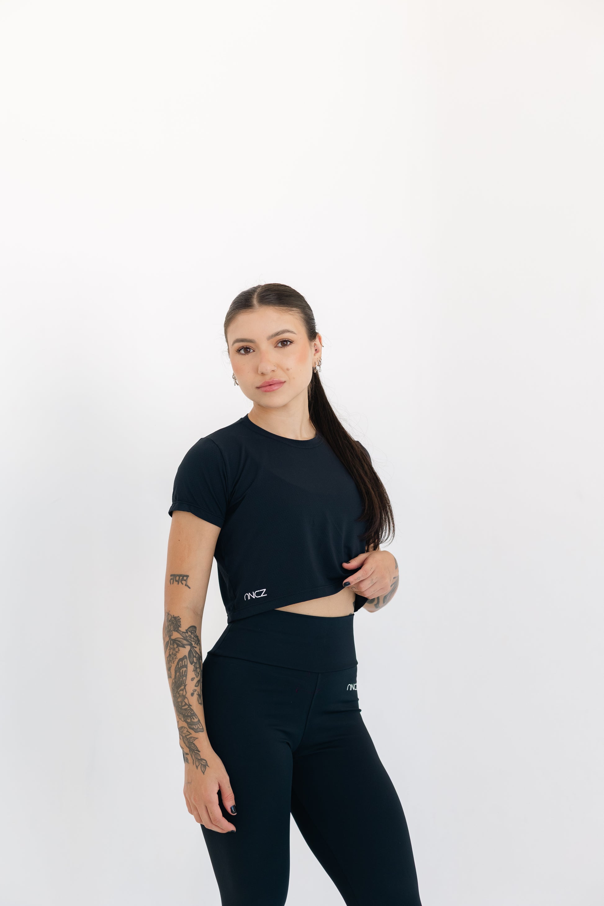 Cropped Sena Preto